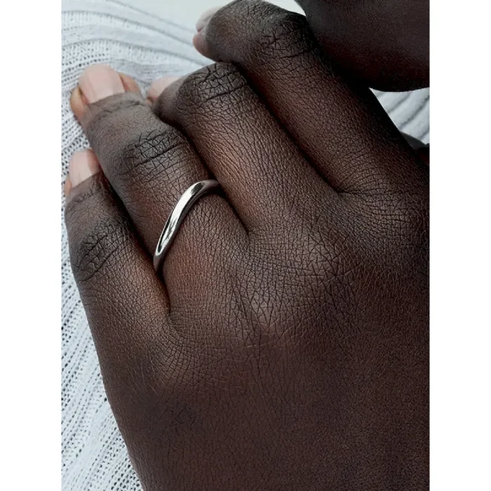 Organically Shaped Band Ring - Image 2