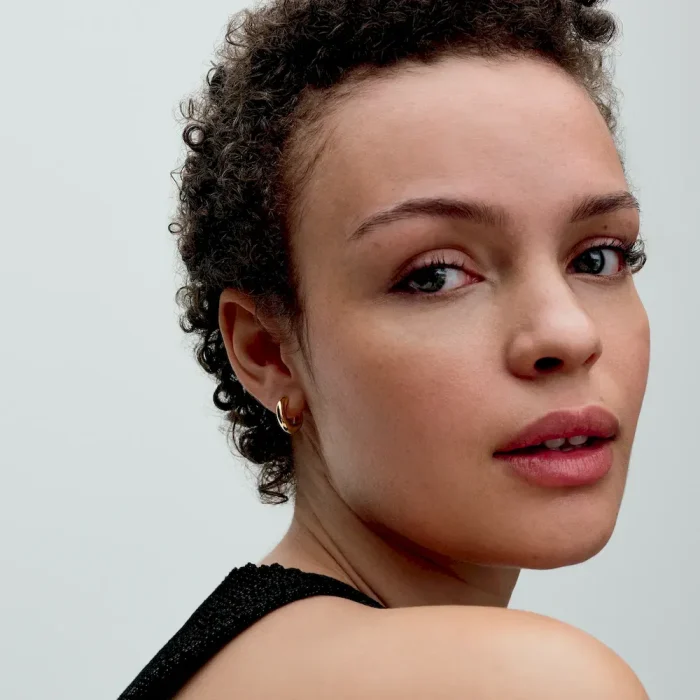 Round Open Hoop Earrings - Image 3