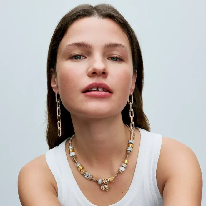 Golden Mini Murano Glass Charm - Image 4