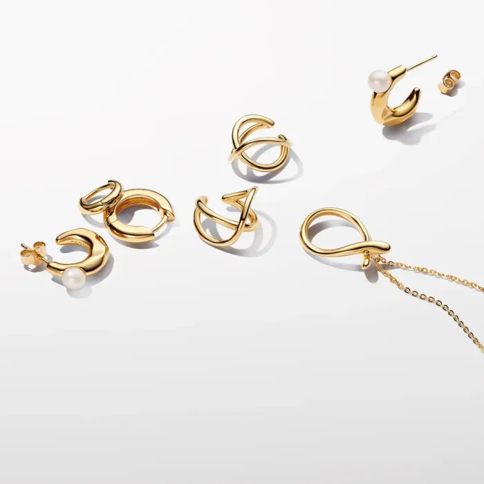 Organically Shaped Infinity Ear Cuff - Image 4