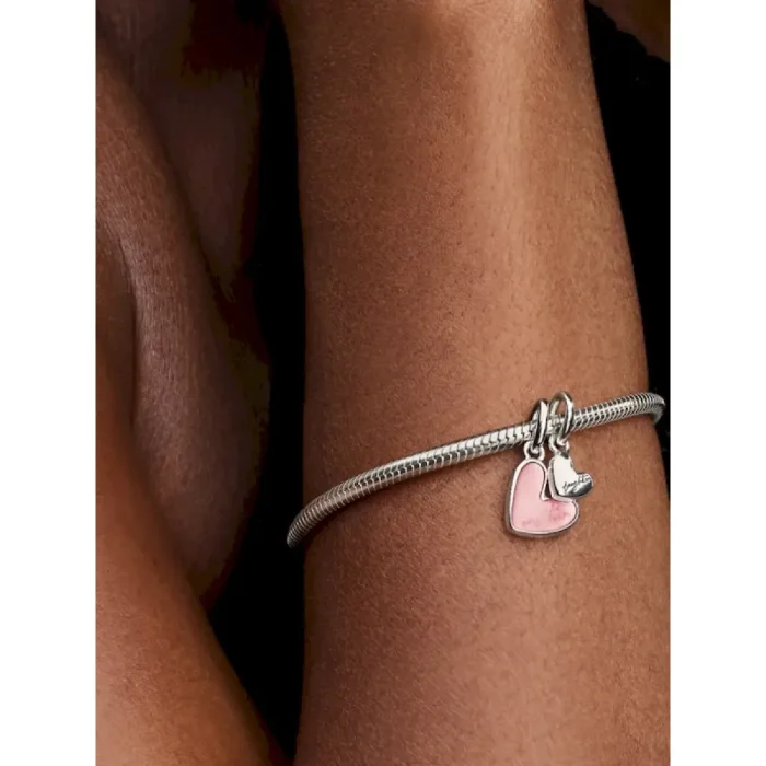 Mother Daughter Dangle Charm Bracelet - Image 4