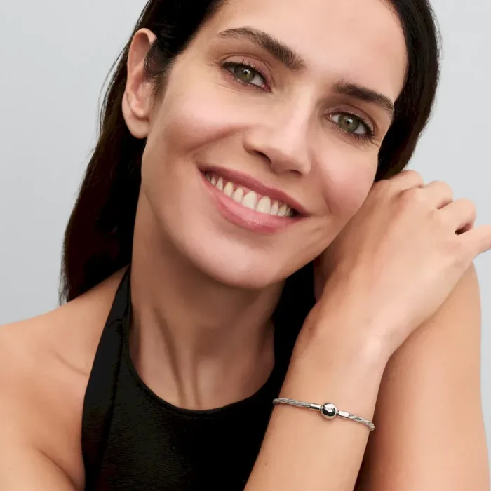 Round Pandora Clasp Twisted Snake Chain - Image 4