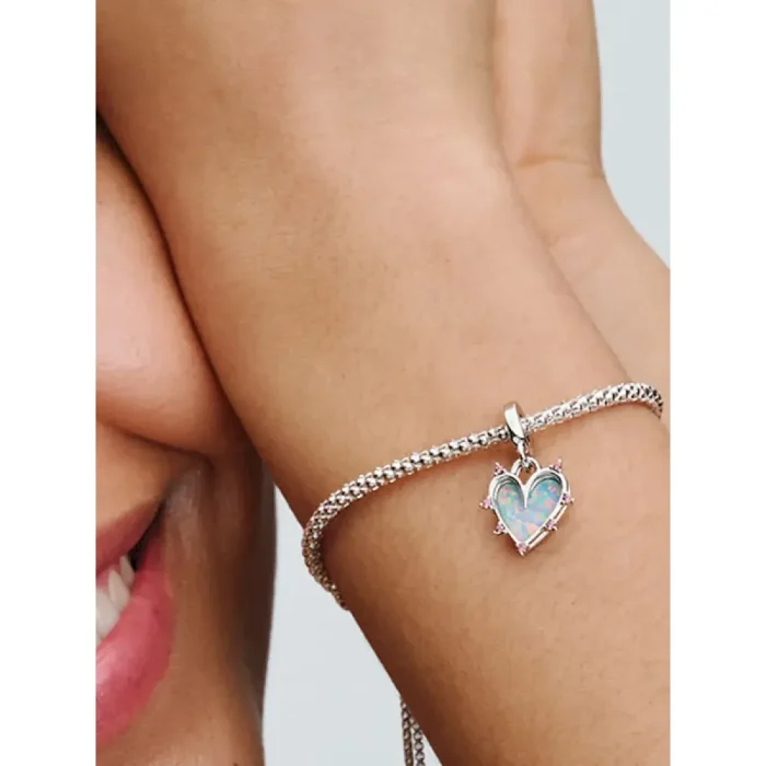 Friendship Opalescent Double Dangle Charm - Image 2