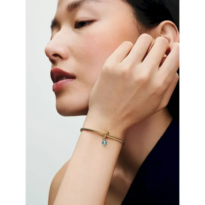 March Engravable Dangle Charm Necklace Set - Image 7