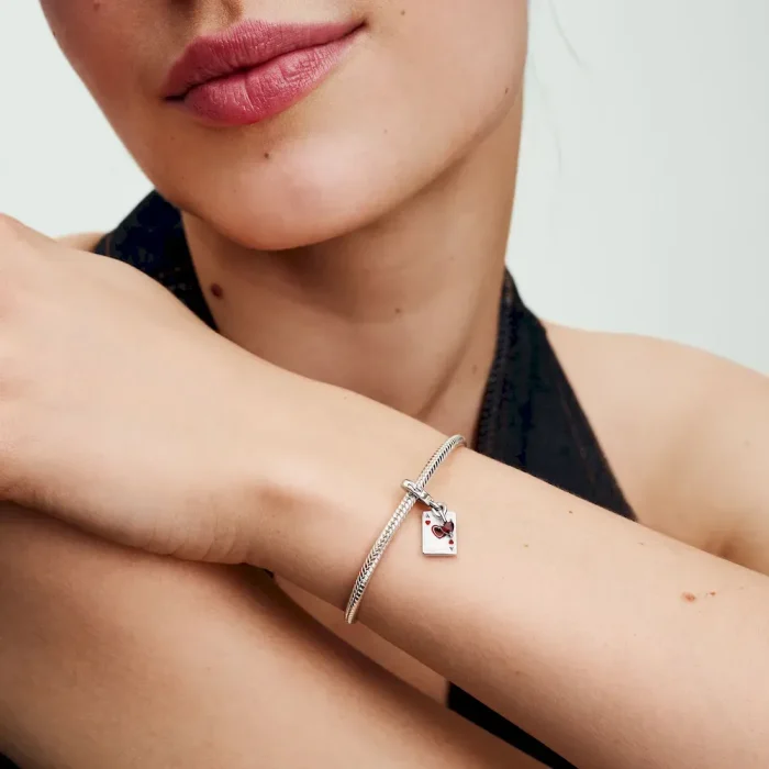 Disney Villains Queen of Hearts Double Dangle Charm - Image 4