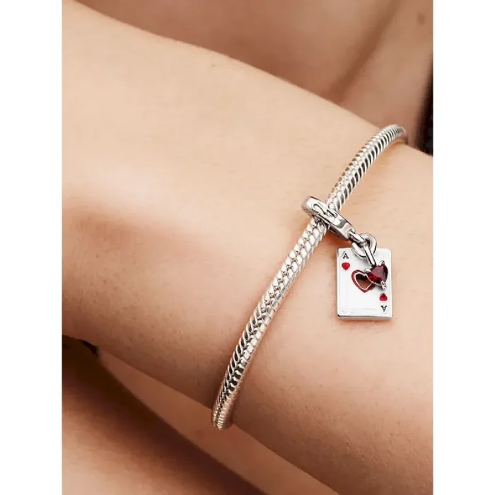 Disney Villains Queen of Hearts Double Dangle Charm - Image 2