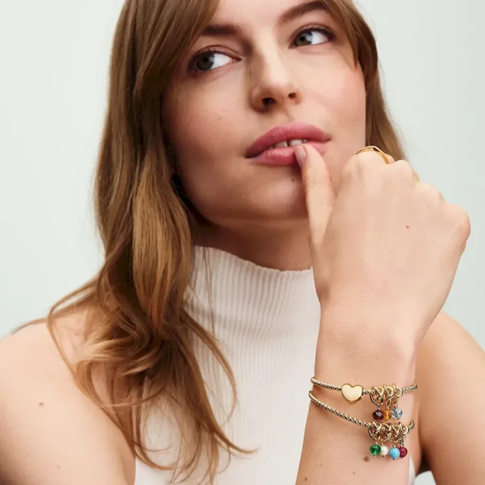 14k Gold Plated December Birthstone Necklace Set - Image 5