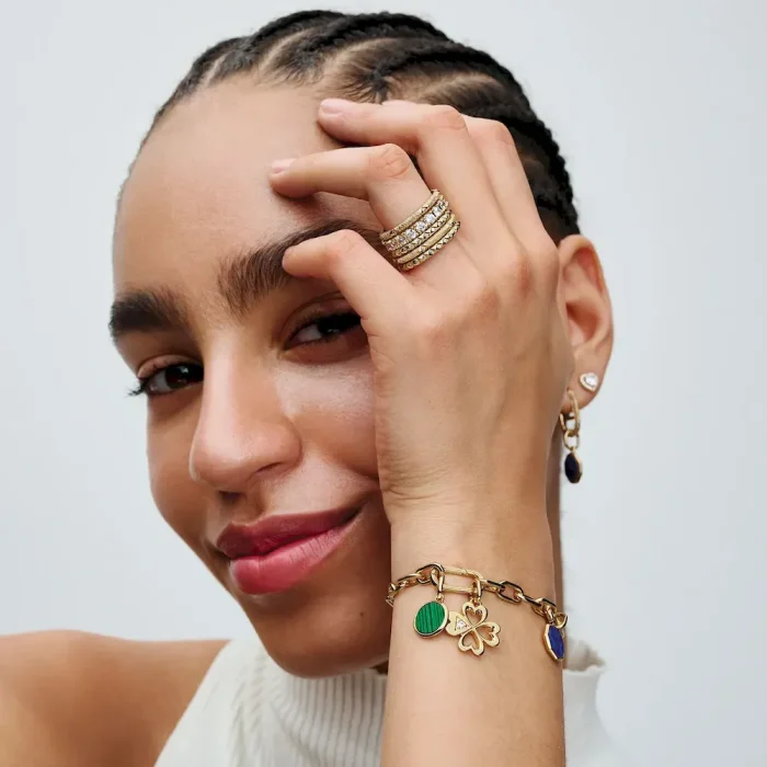 Sparkling Row Eternity Ring - Image 4