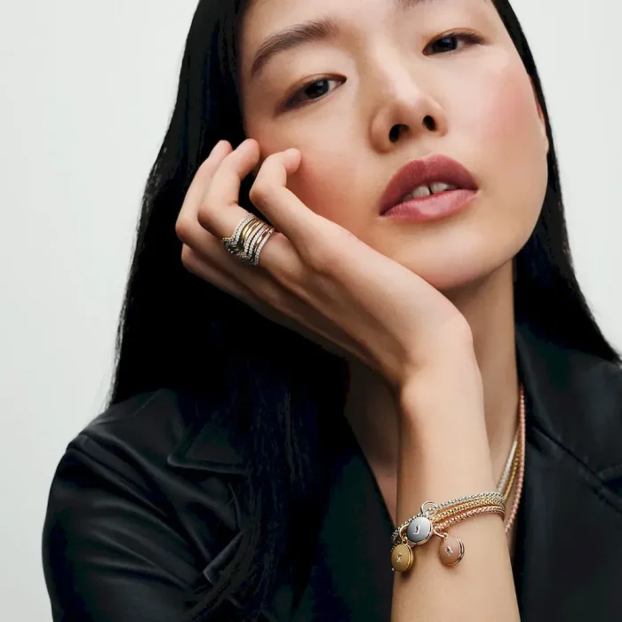 Pandora Moments Studded Chain Necklace - Image 3