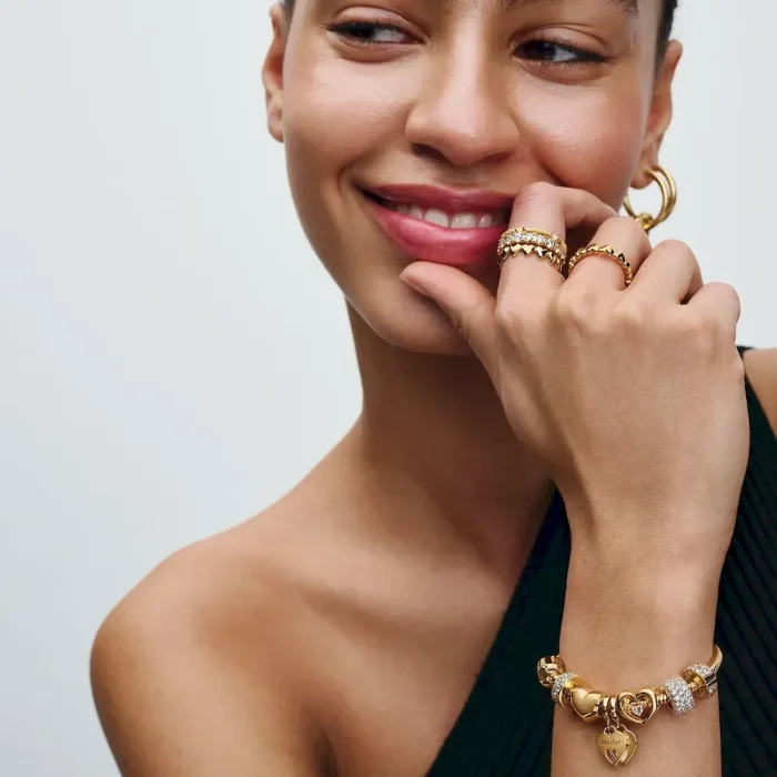 Barrel Clasp Snake Chain Bracelet - Image 4