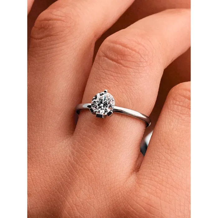 Pandora Nova 14k White Gold Lab-grown Diamond Ring - Image 3