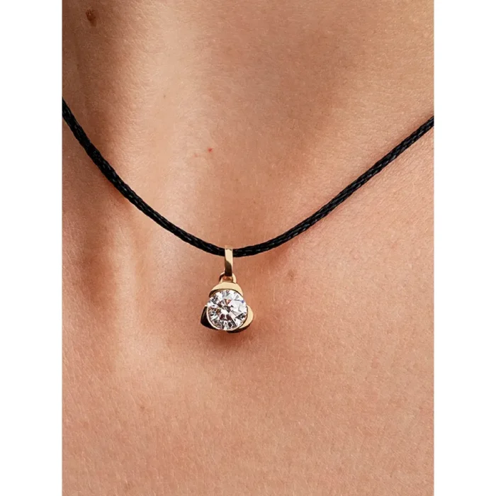 Pandora Talisman 14k Gold Lab-grown Diamond Heart Pendant - Image 2