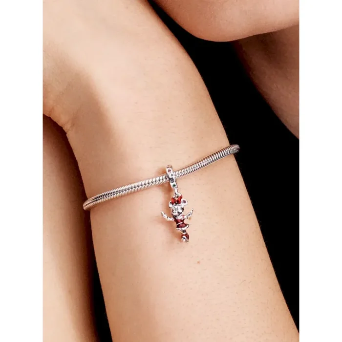 Minnie Mouse Ice Skating Dangle Charm - Image 2