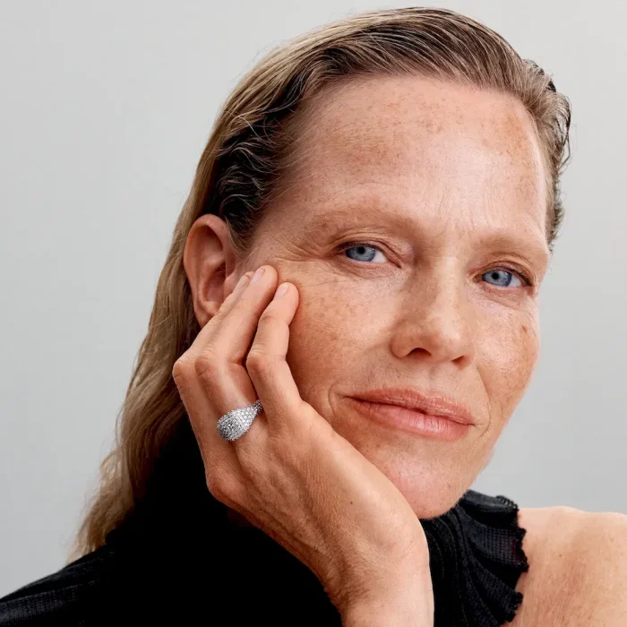 Pavé Square Cocktail Ring - Image 3