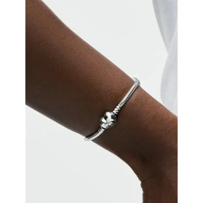 Moments Heart & Snake Chain Bracelet - Image 2