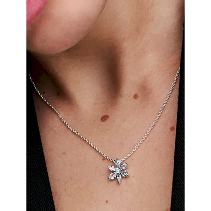 Sparkling Herbarium Cluster Pendant Necklace - Image 2