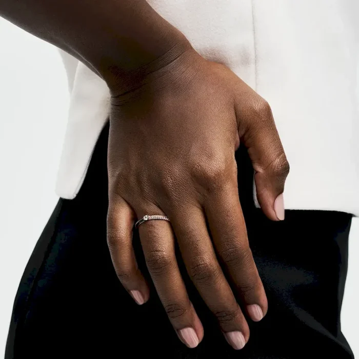 Pandora ME Pavé Red and Black Ring Set - Image 9