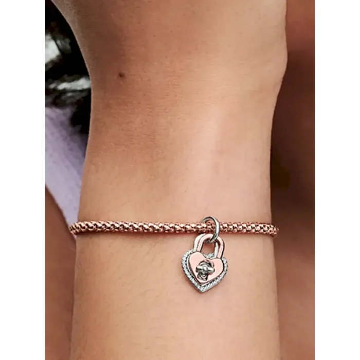 Heart and Padlock Charm Trio - Image 5