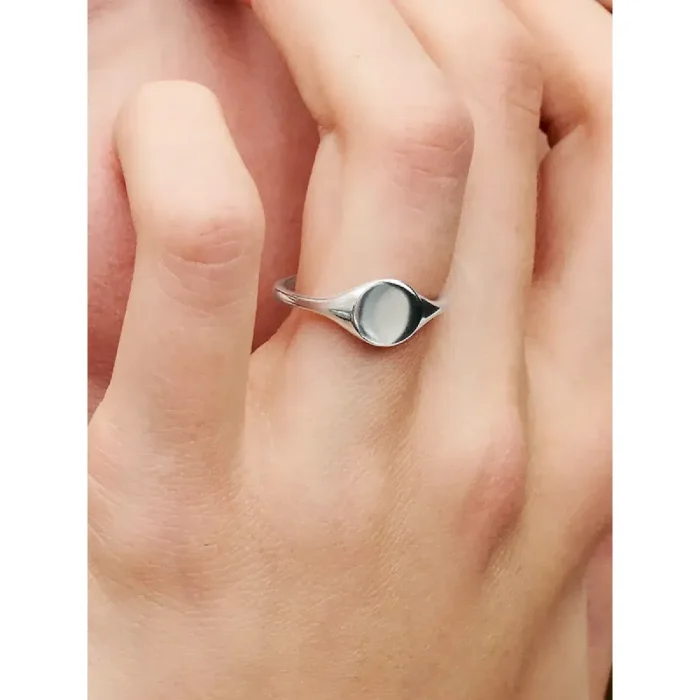 Engravable Signet Ring - Image 2