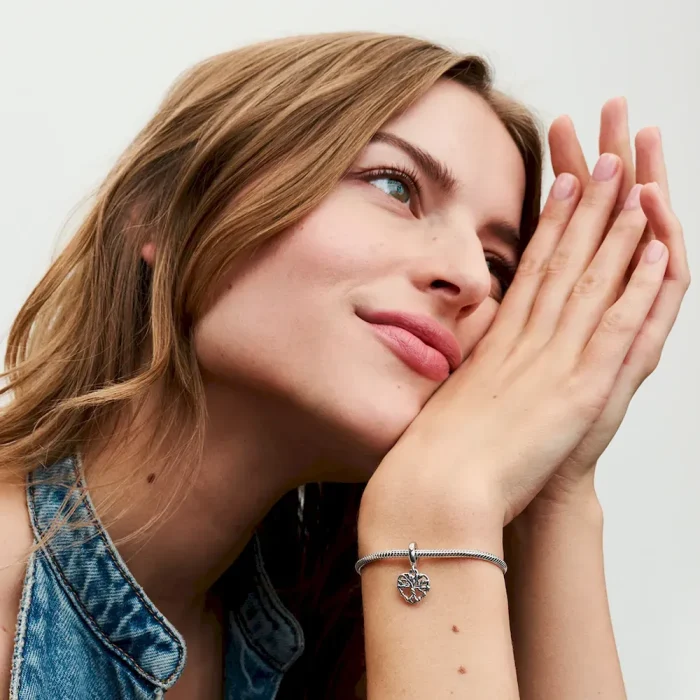 Heart Family Tree Dangle Charm - Image 3