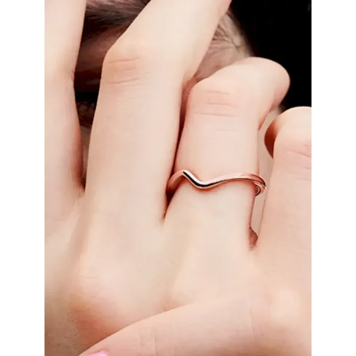 Polished Wave Ring - Image 2