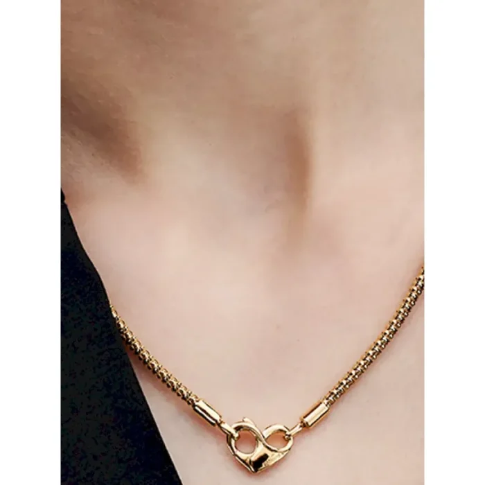 Studded Chain Necklace - Image 3