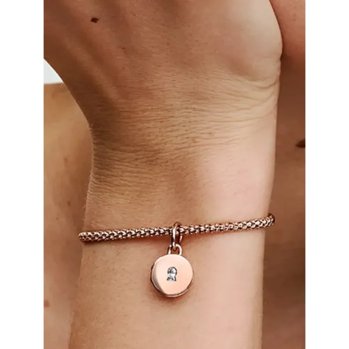 Openable & Engravable Love Locket Dangle Charm - Image 2