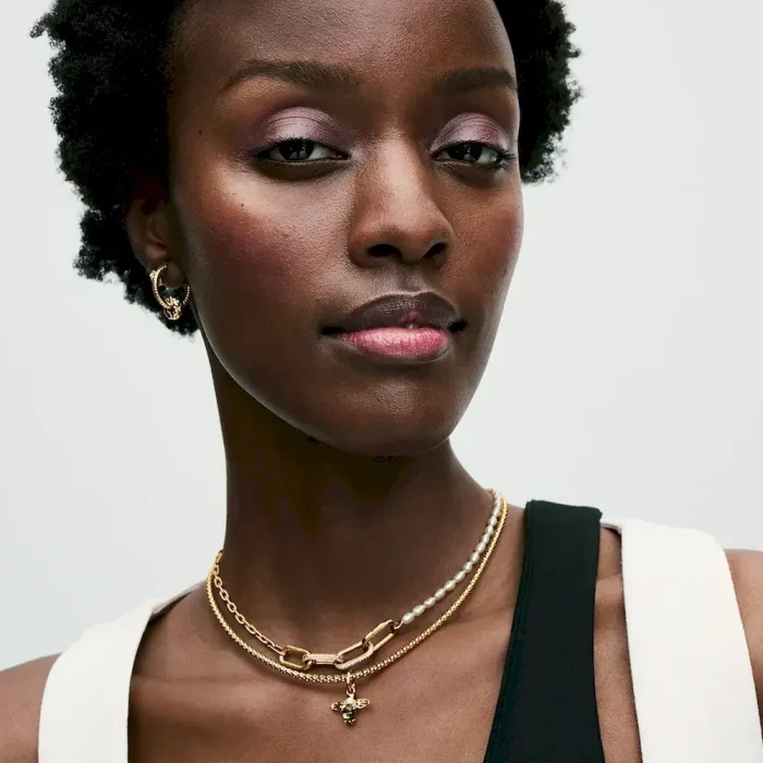 Studded Chain Necklace - Image 6