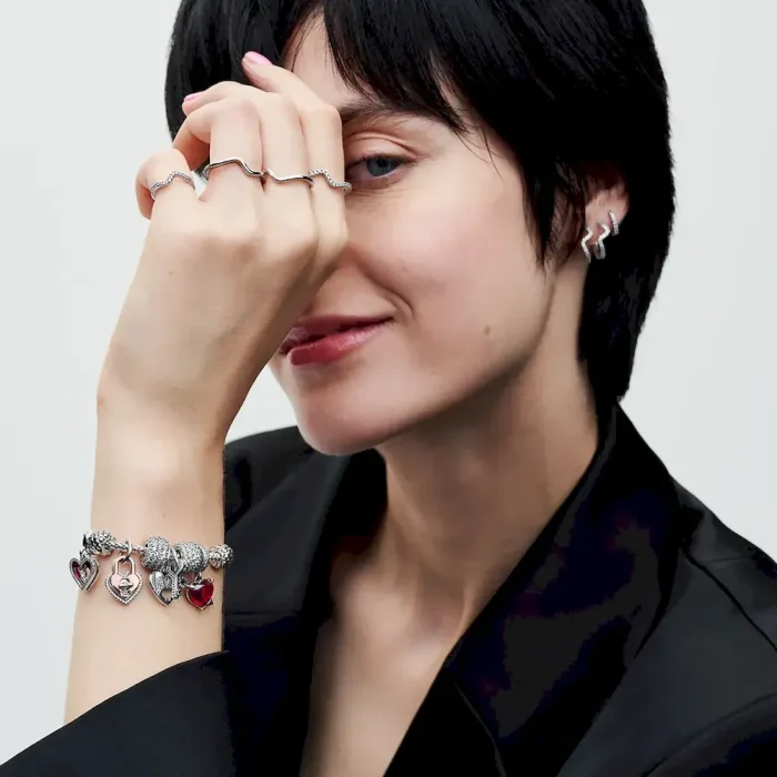 Pandora Moments Studded Chain Bracelet - Image 3